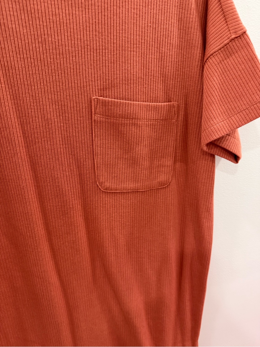 Madewell Ribbed Pocket Tee Dress - Picture 2 of 5